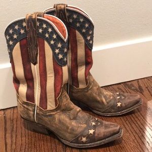 Dan Post American flag boots